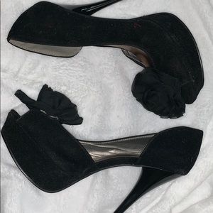 Open toe heels